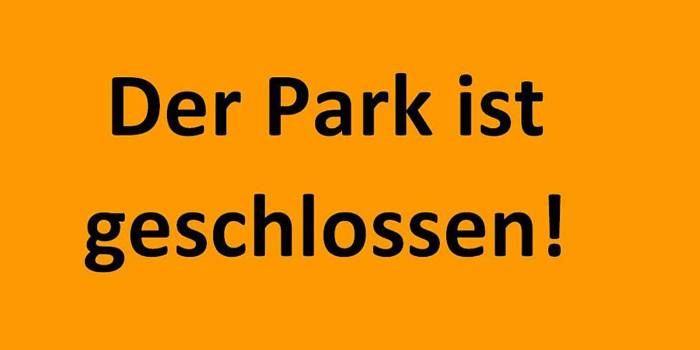 IGA Park ist geschlossen