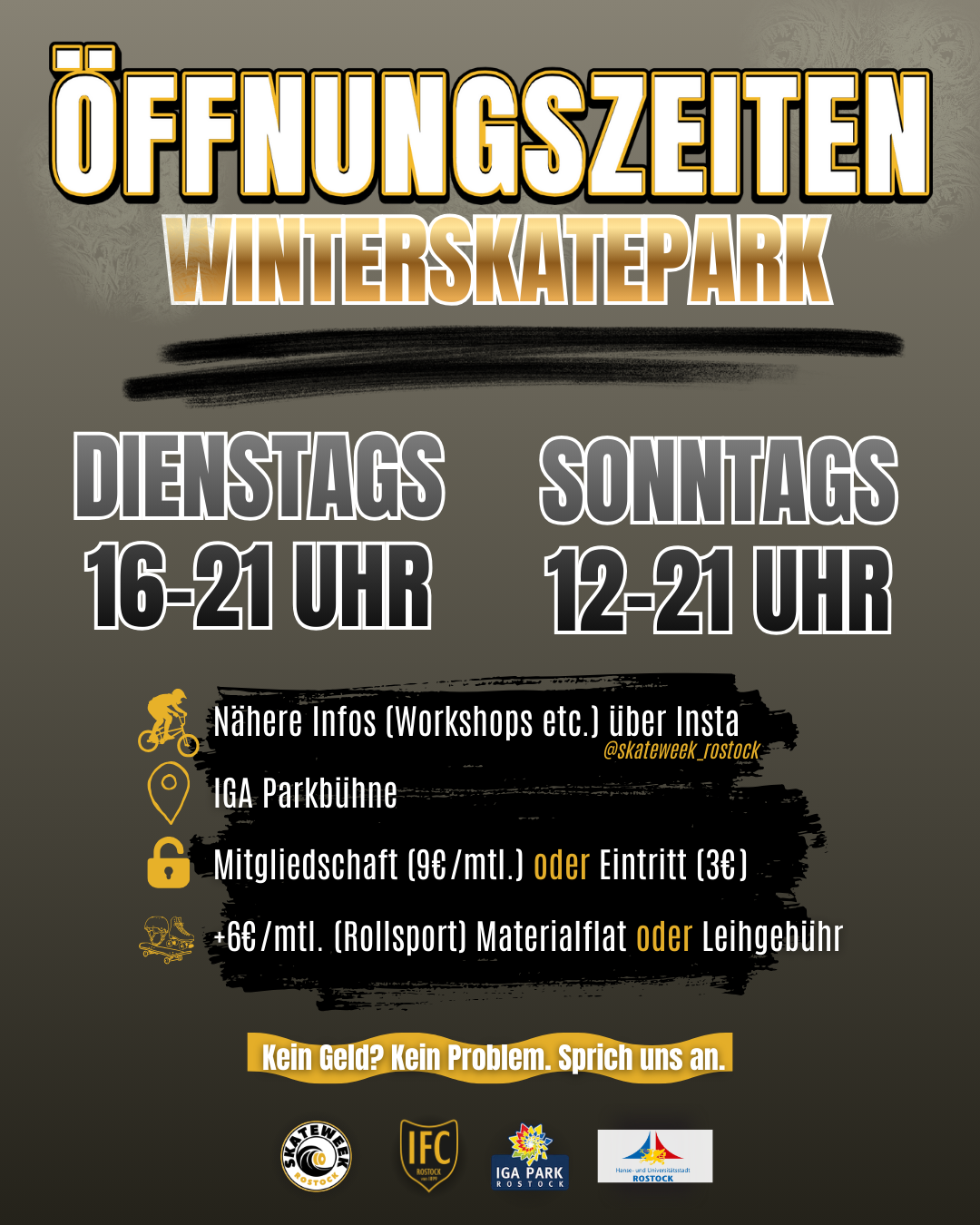 Öffnungszeiten Winterskatepark Öffnungszeiten Winterskatepark